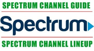 channel listings for spectrum tv